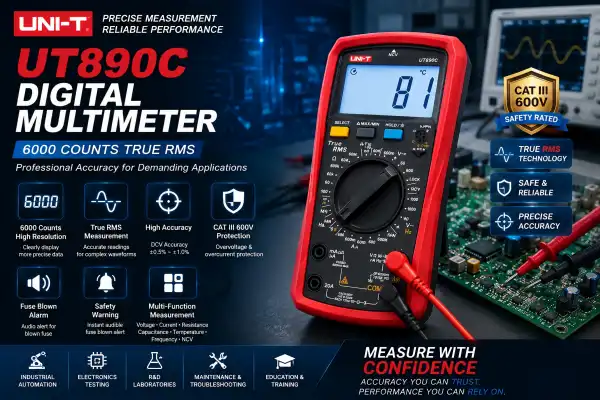 How Accurate Is the UT890C Digital Multimeter 6000 Count?